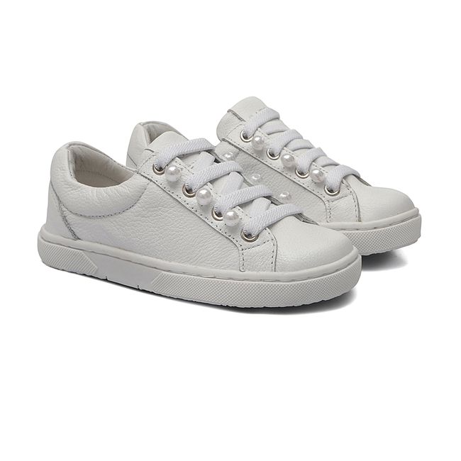 Tênis Sneaker Pérolas Branco