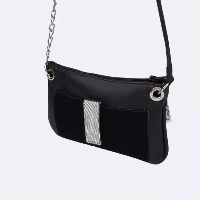 Bolsa Pampili Carteira Tweenie Strass Preta - Ref0... - LEPETI 