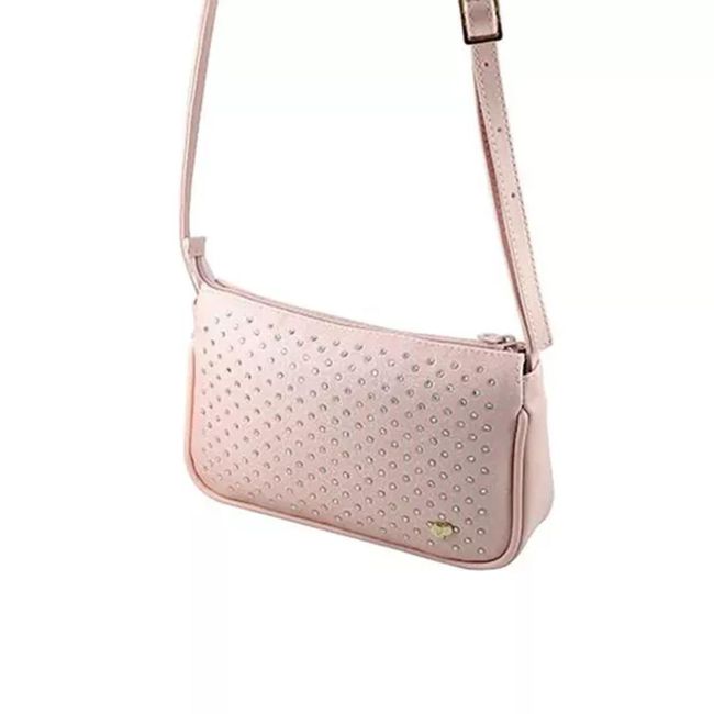 Bolsa Pampili Tiracolo Infantil Strass Rosa - Ref0... - LEPETI 