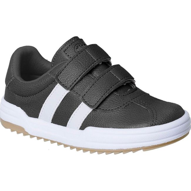 Tênis Xuá Xuá Masculino Preto Listras Branca - Ref... - LEPETI 