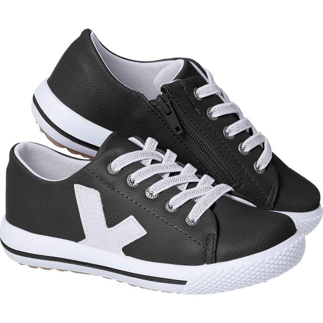 Tênis Infantil Xuá Xuá Feminino Casual Preto - Ref... - LEPETI 