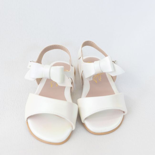 Sandália Infantil Mini Sua Cia Feminina Napa Branc... - LEPETI 