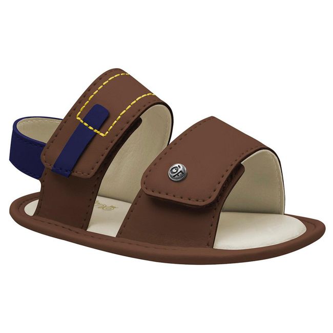 Sandália Infantil Ortofino Masculino Caramelo - Re... - LEPETI 
