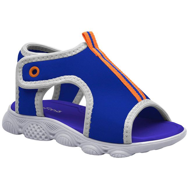 Sandália Infantil Ortofino Masculino Fechada Azul ... - LEPETI 