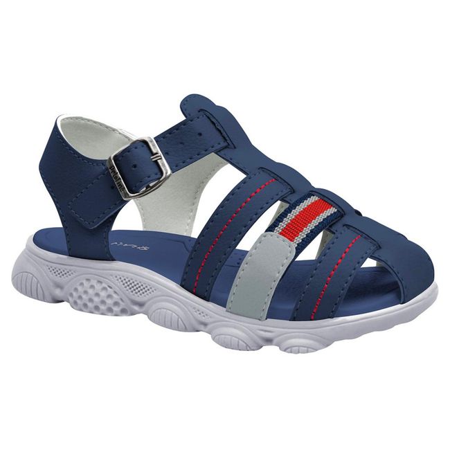 Sandália Infantil Ortofino Masculina Fechada Marin... - LEPETI 