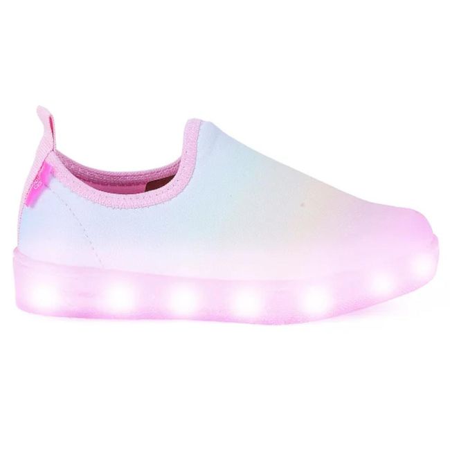 Tênis Infantil WorldColors Feminino Duda Light Led... - LEPETI 