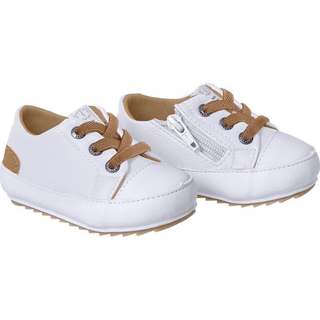 Tênis Infantil Xua Xua Masculino Branco/Caramelo -... - LEPETI 