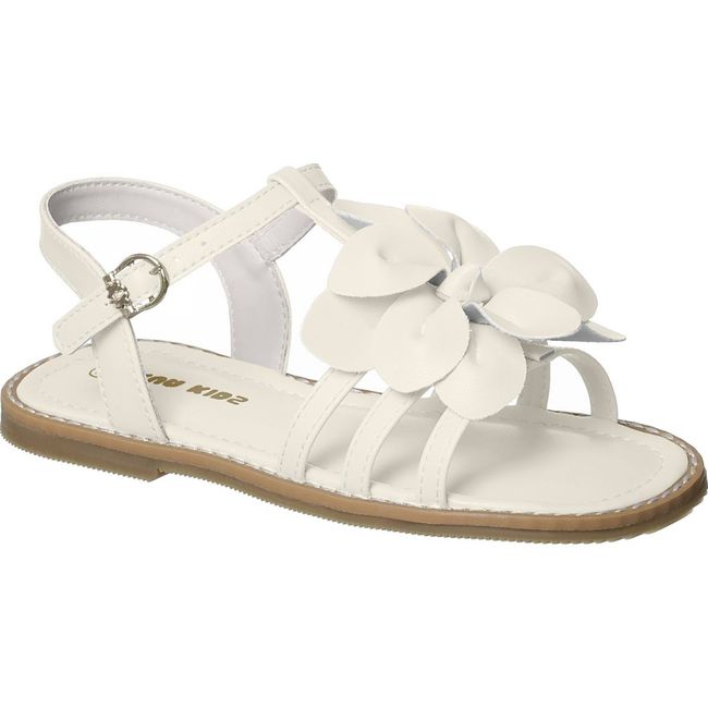 Sandalia Infantil Xua Xua Feminina Flor Perola - R... - LEPETI 