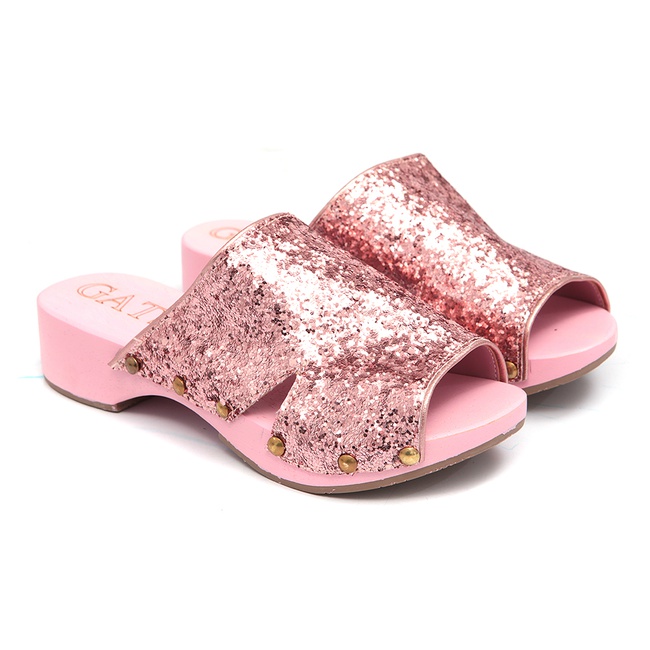 Tamanco infantil com salto clearance