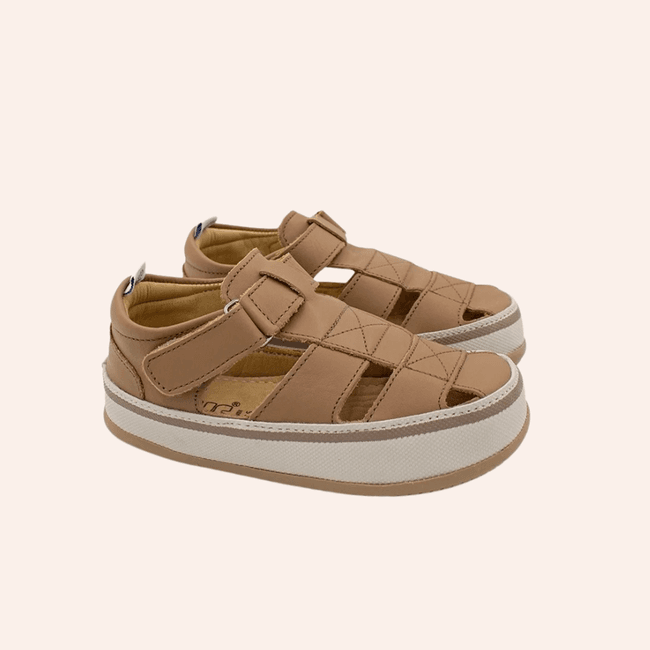 Sandália Infantil Blue Masculina Caetano Cappuccin... - LEPETI 