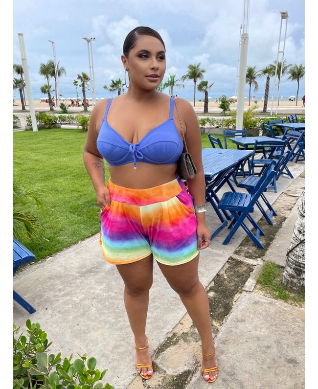 Short Plus Size Tie-dye - 0182.01 - JOYCE PRADO