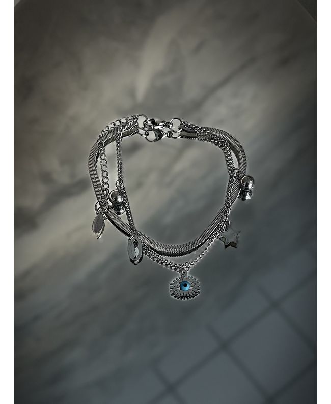 Pulseiras Praianas - Prata - 04.006 - JOYCE PRADO