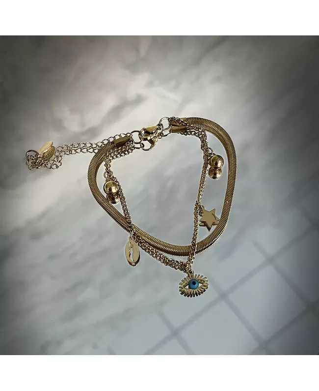 Pulseiras Praianas - Dourado - 04.005 - JOYCE PRADO