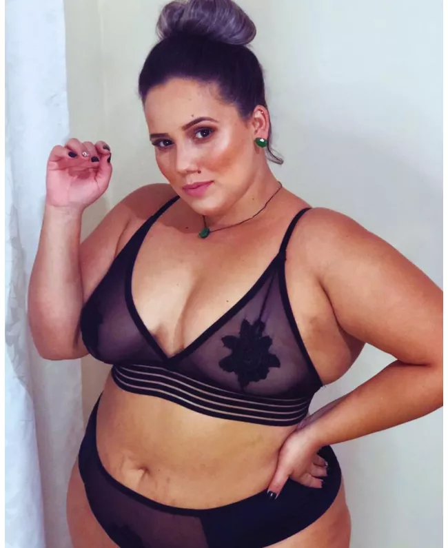 Conjunto Premium Plus Size Ilusion Tulle Flor Grip... - JOYCE PRADO