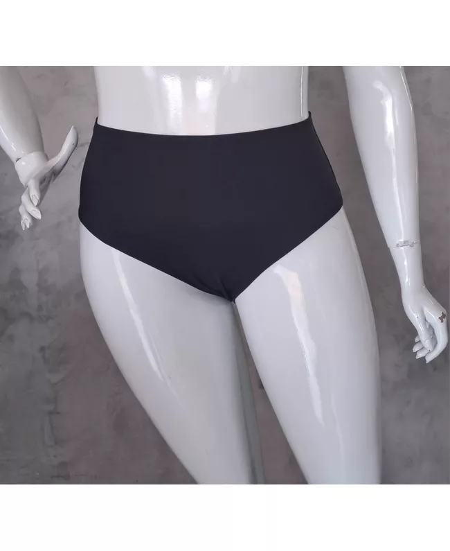 Calcinha de Biquíni Avulsa Tradicional Conforto Ivete Preta