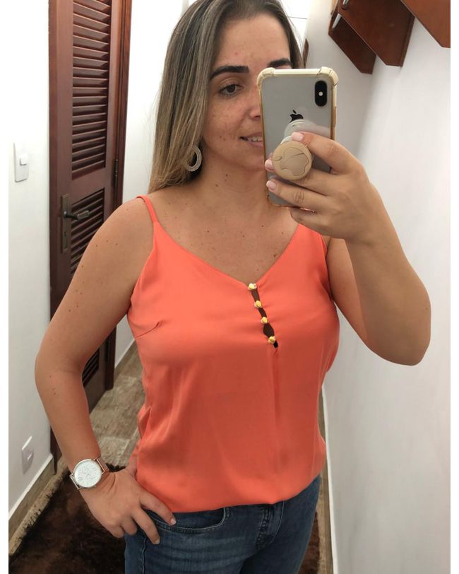 REGATA FEMININA LARANJA