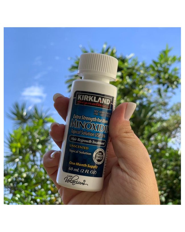 MINOXIDIL 5% KIRKLAND SIGNATURE® FORÇA EXTRA ORIGINAL 
