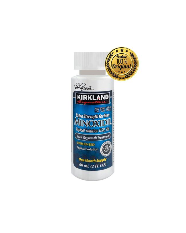 MINOXIDIL 5% KIRKLAND SIGNATURE® FORÇA EXTRA ORIGINAL 