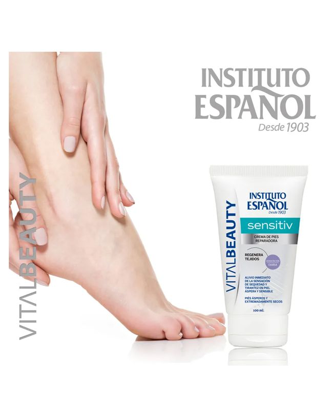 Instituto Español Vital Beauty Sensitiv Reparador - Creme para os Pés 100ml