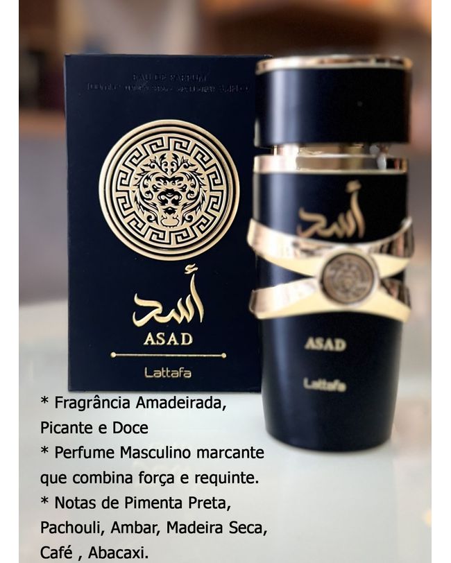 Perfume Arabe Masculino Asad 
