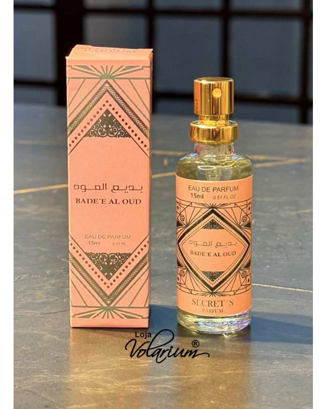 Perfume Arabe Noble Bush Bade'e Al Oud Decanter Miniatura 15 ml