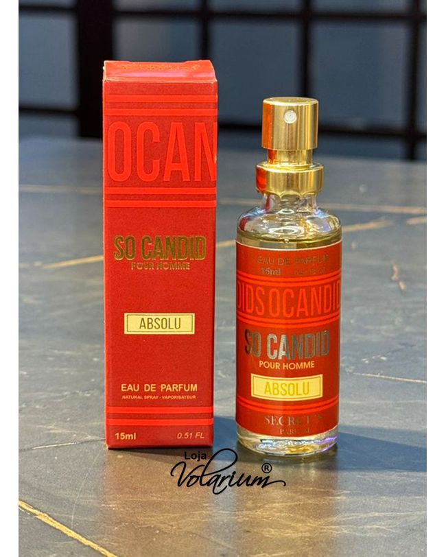 Perfume Arabe So Candid Decanter Miniatura 15 ml