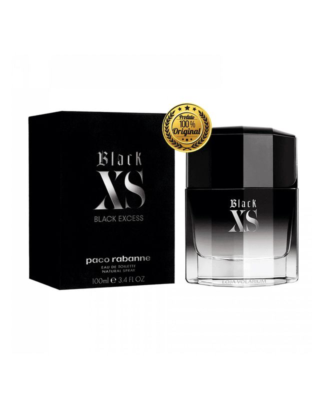 PERFUME BLACK XS PACO RABANNE MASCULINO EAU DE TOILETTE ORIGINAL IMPORTADO
