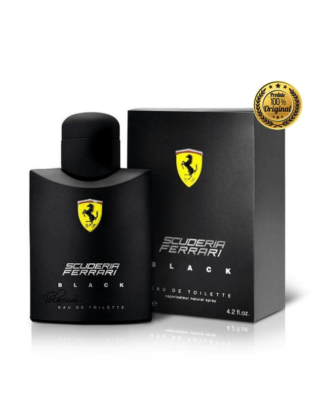 PERFUME FERRARI BLACK MASCULINO EAU DE TOILETTE 125 ML