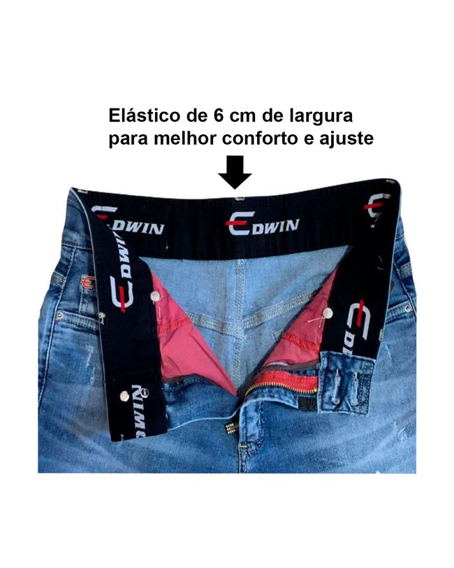 CALÇA MASCULINA EDWIN JEANS RETA 
