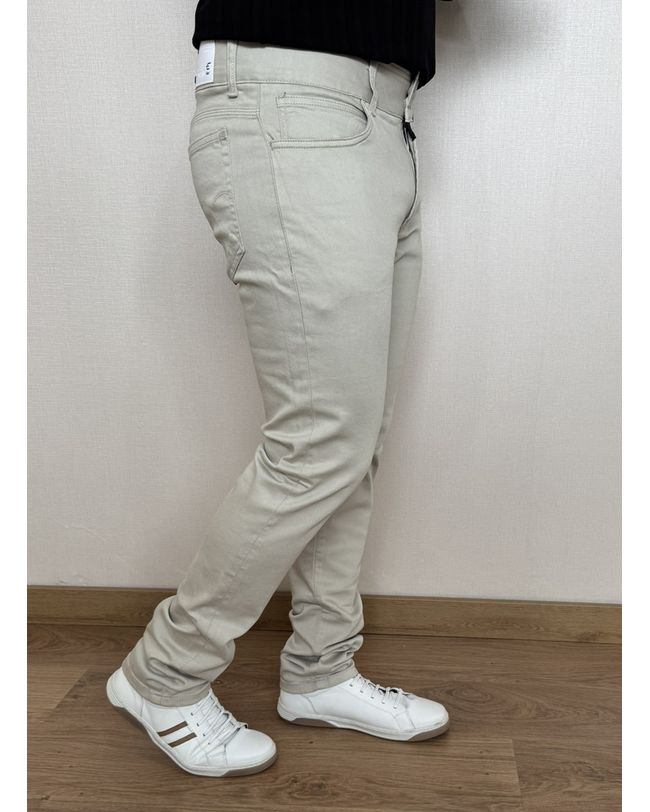 Calça Edwin Masculina Sarja Bege Claro
