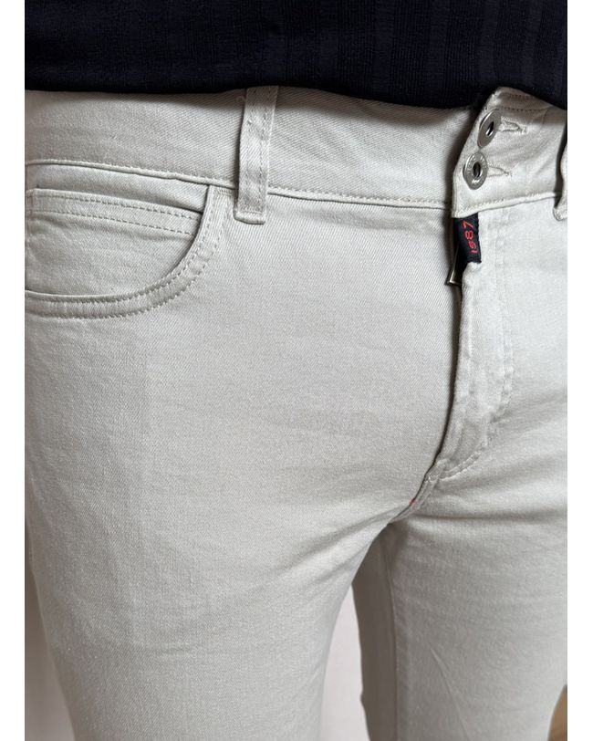 Calça Edwin Masculina Sarja Bege Claro
