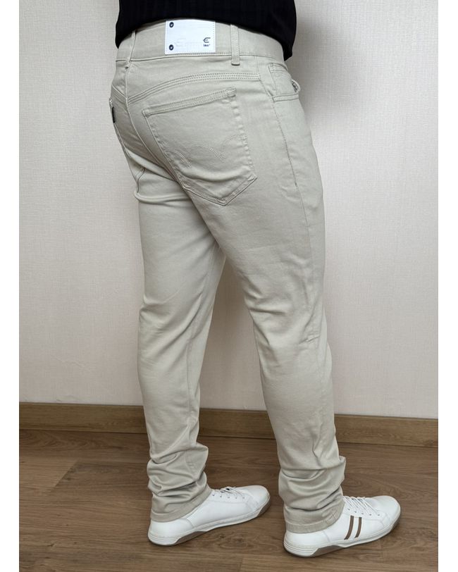 Calça Edwin Masculina Sarja Bege Claro