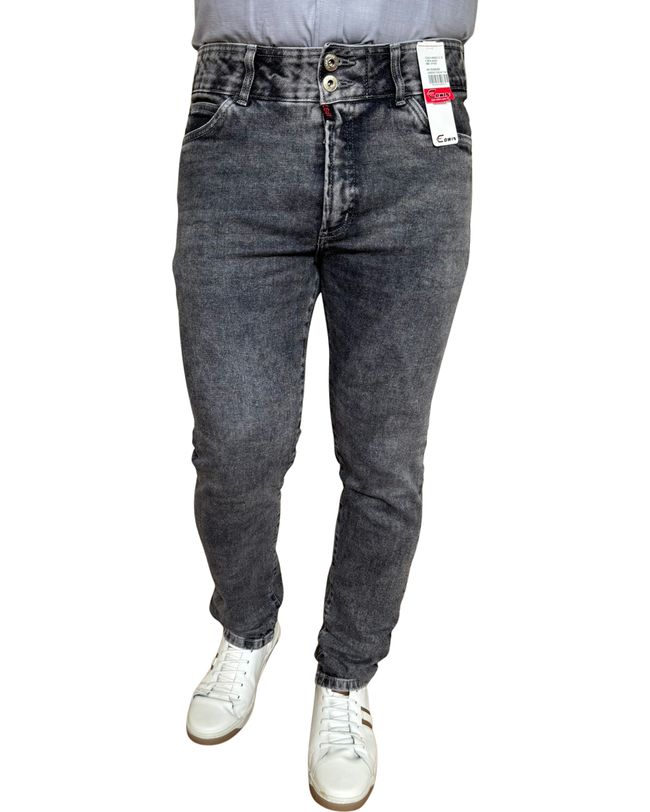 Calça Edwin Masculina Preta Estonada 