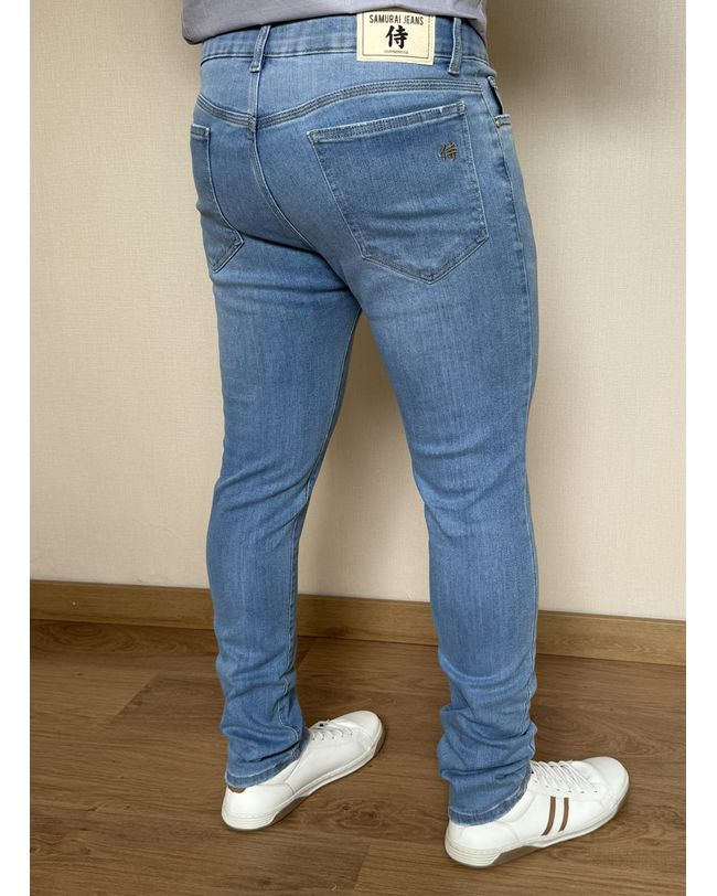 Calça Masculina Jeans Claro Samurai