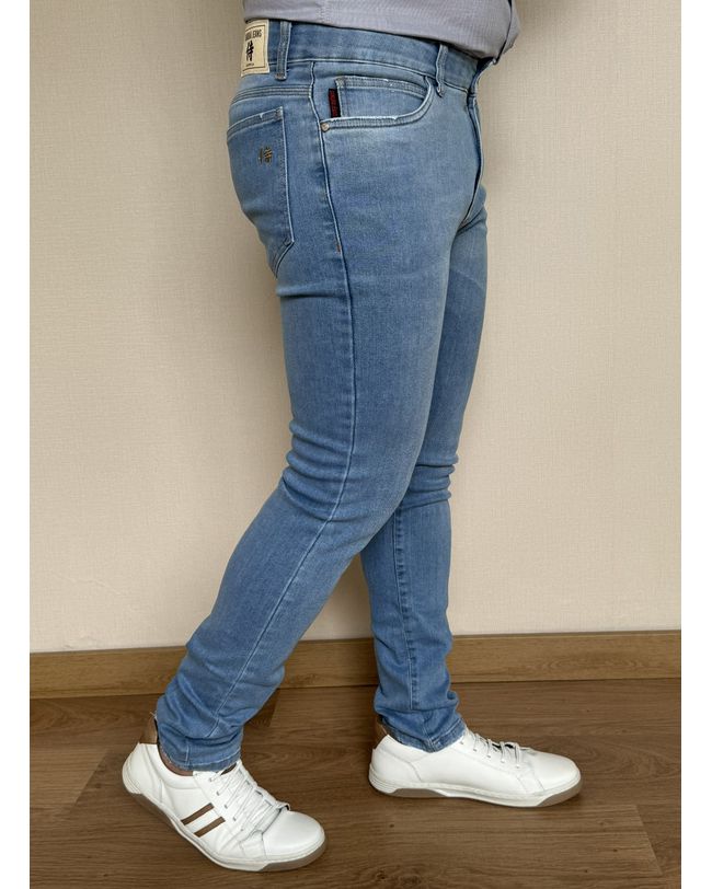 Calça Masculina Jeans Claro Samurai