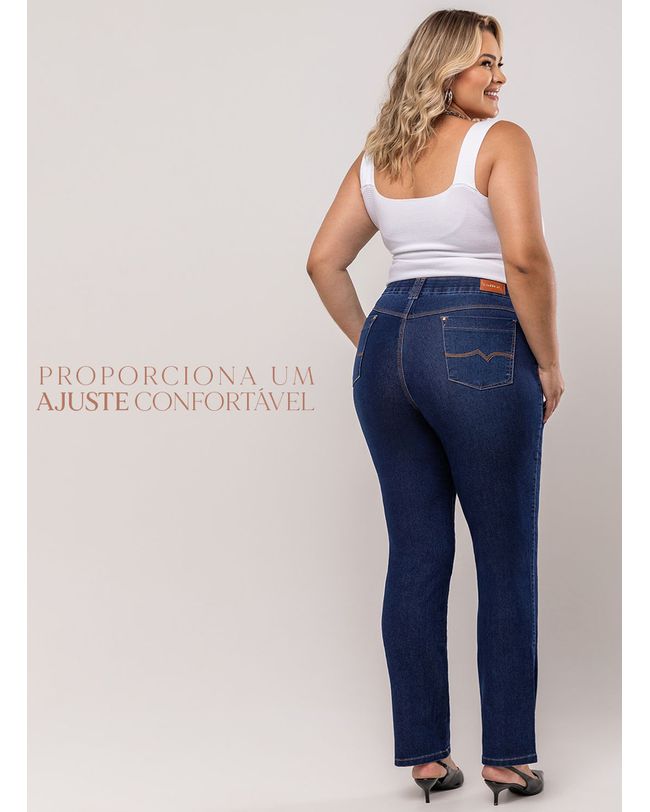 Calça Jeans Plus Size Feminina Loopper 