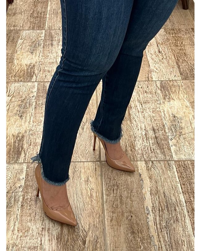 Calça Loopper Jeans Feminina Modeladora Cos Alto