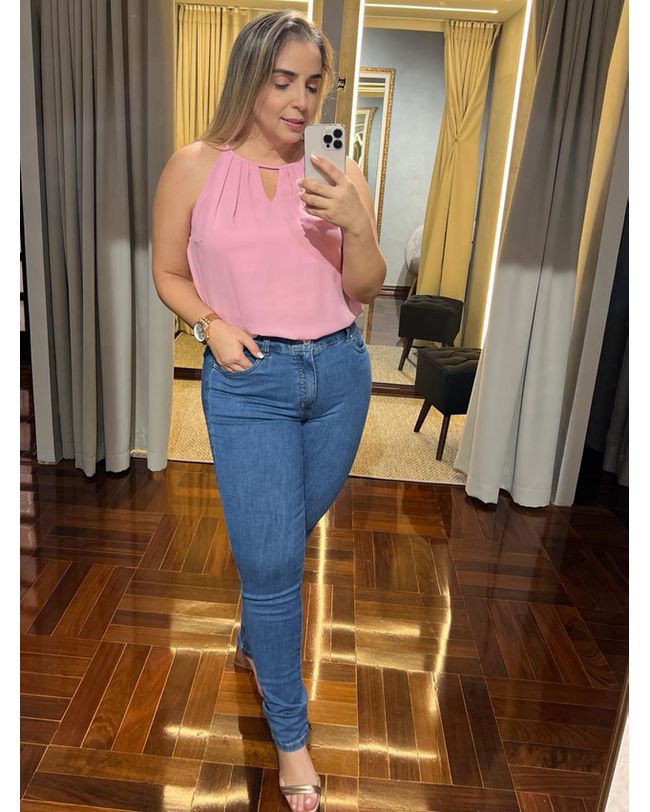 Calça Loopper Feminina Jeans Tradicional