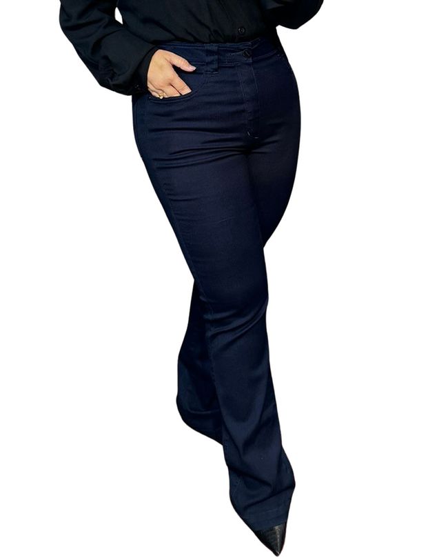 Calça Feminina Flare Azul Marinho Loopper