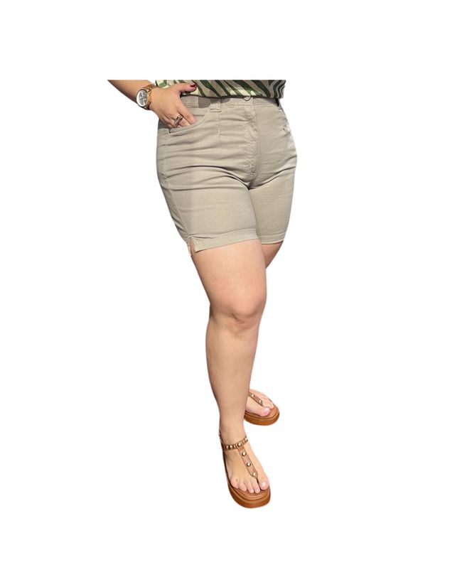 Short Feminino Loopper Sarja Caqui