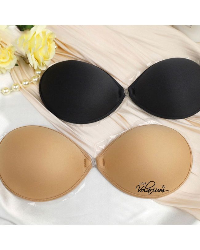 Kit 2 Sutias Adesivo Levanta Seios Nude e Preto