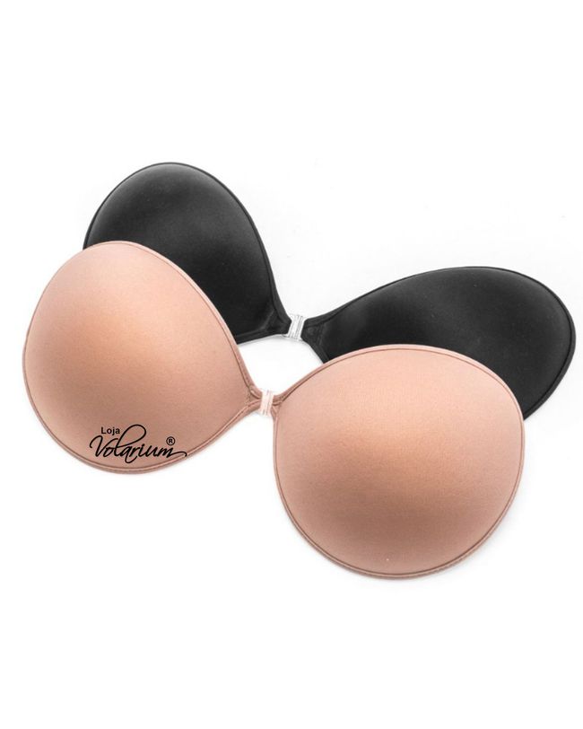 Kit 2 Sutias Adesivo Levanta Seios Nude e Preto