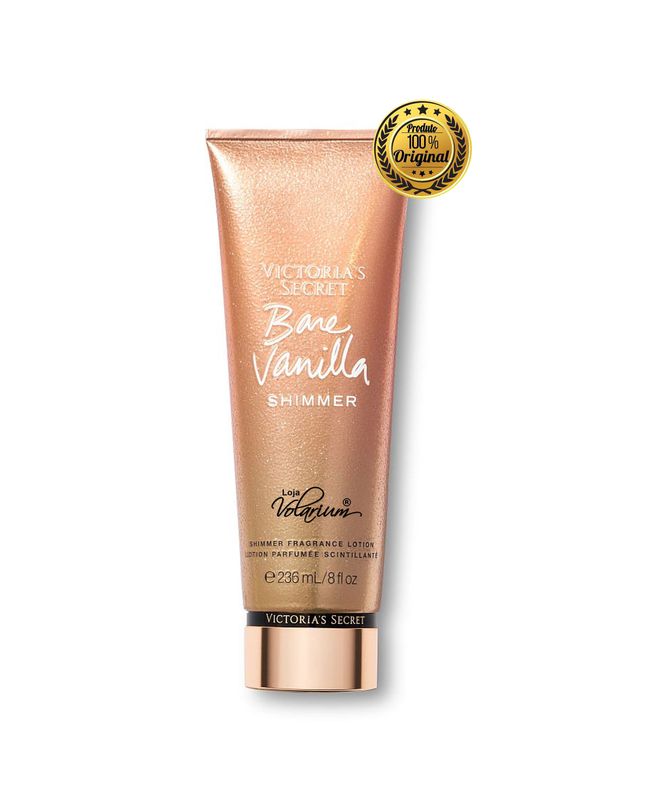 KIT BARE VANILLA SHIMMER COM BRILHO VICTORIA SECRET 