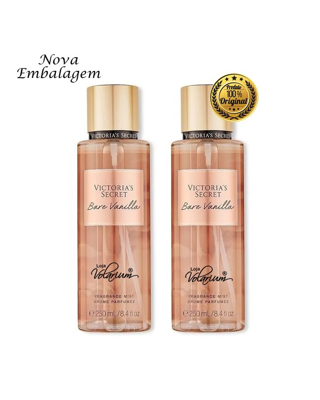 KIT 2 BODY SPLASH BARE VANILLA VICTORIA SECRET ORIGINAL