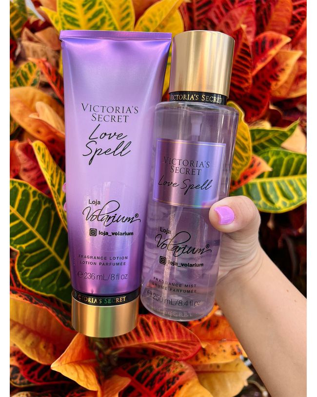 KIT LOVE SPELL VICTORIA SECRET CREME E COLONIA BODY SPLASH ORIGINAL