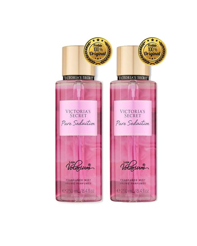 KIT 2 COLONIA BODY SPLASH PURE SEDUCTION VICTORIA SECRET ORIGINAL