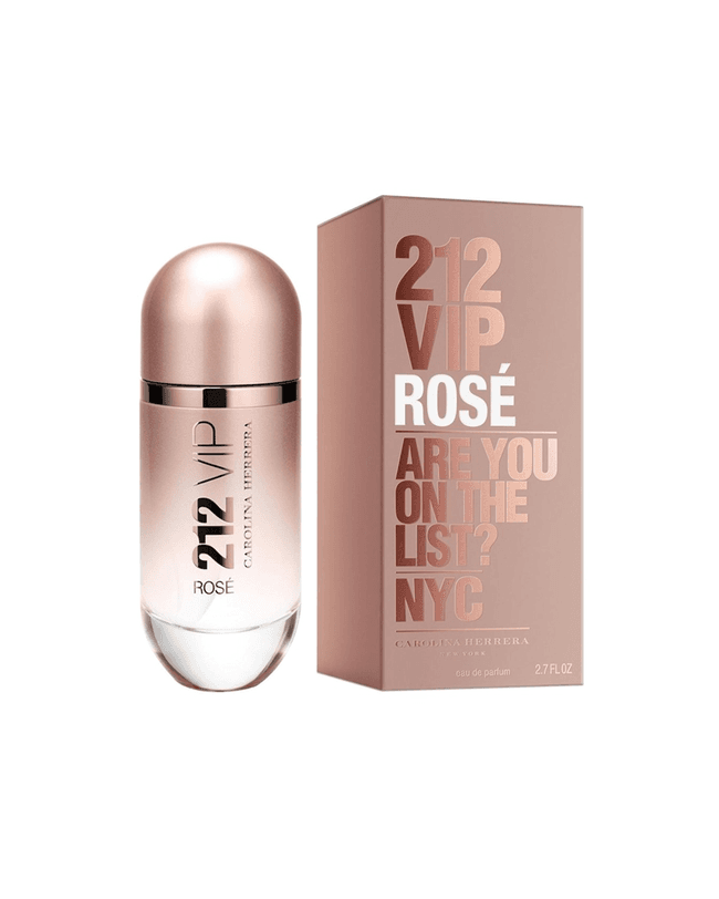 PERFUME 212 VIP ROSÉ CAROLINA HERRERA FEMININO EAU DE PARFUM 80 ML