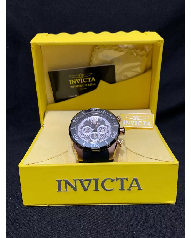 RELÓGIO MASCULINO INVICTA 26751 ORIGINAL BOLD CRONÓGRAFO PRETO
