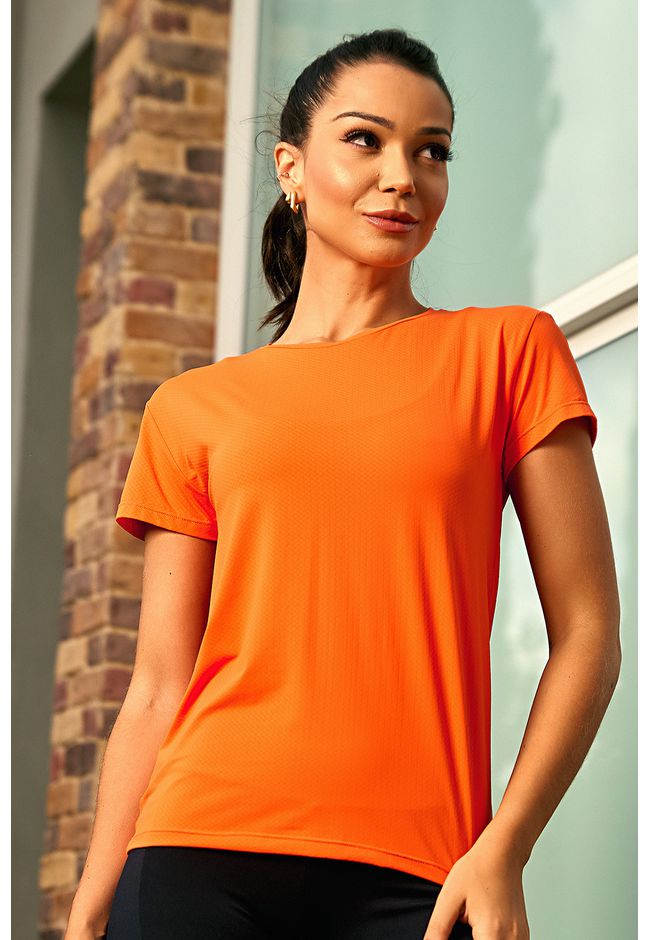 T-shirt Fitness Atena Frelith - LARANJA - FRELITH