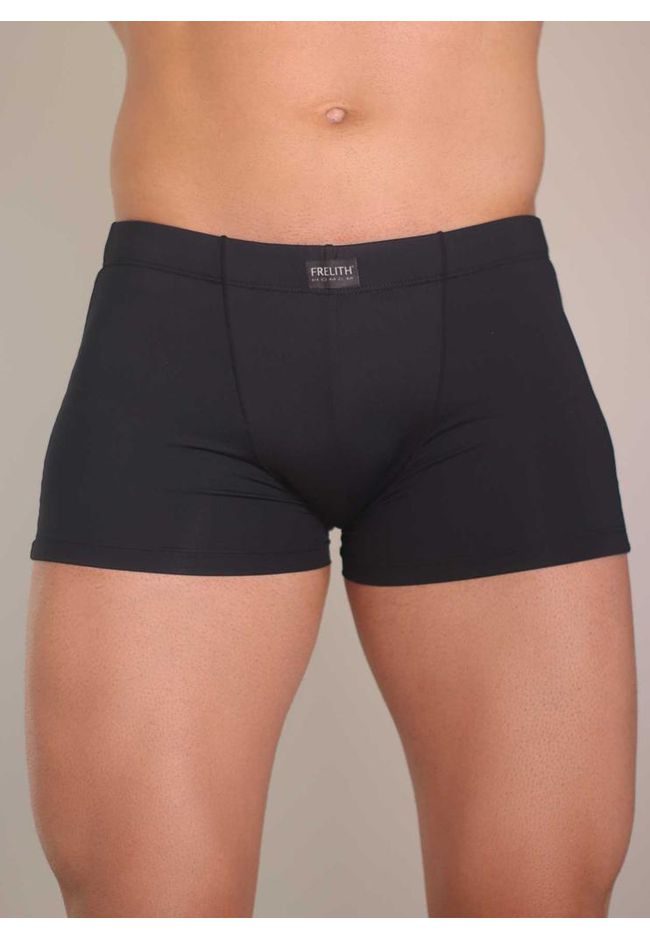 Boxer Frelith Lisa em Cotton - PRETO - FRELITH